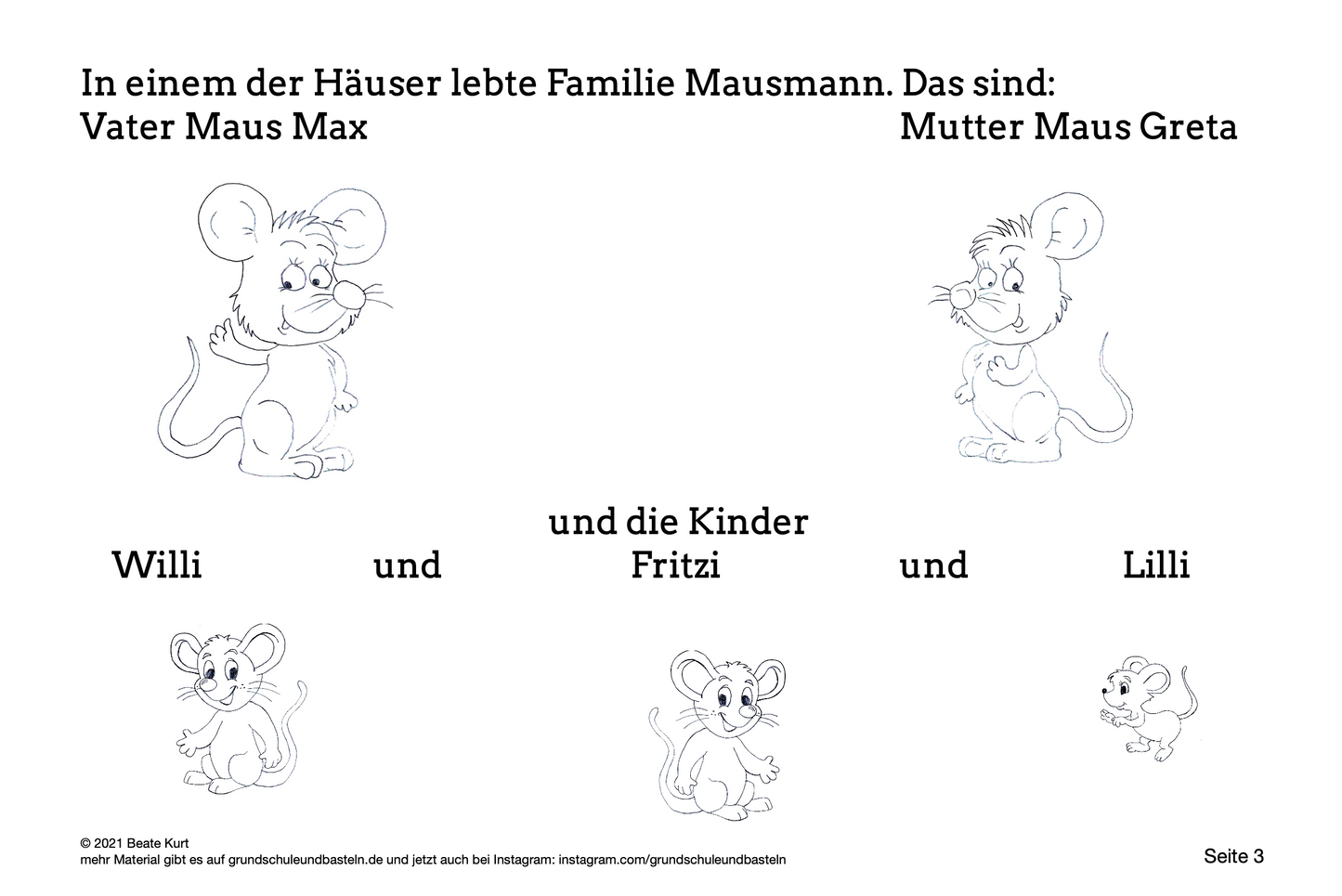 Adventsgeschichte: Familie Maus freut sich auf Weihnachten