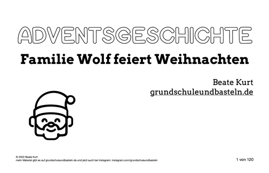 Adventsgeschichte: Familie Wolf feiert Weihnachten