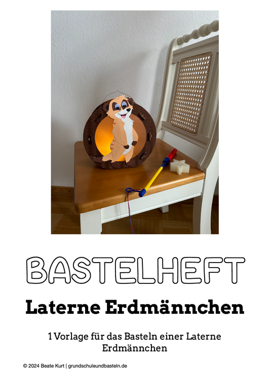 Bastelheft: Laterne Erdmännchen