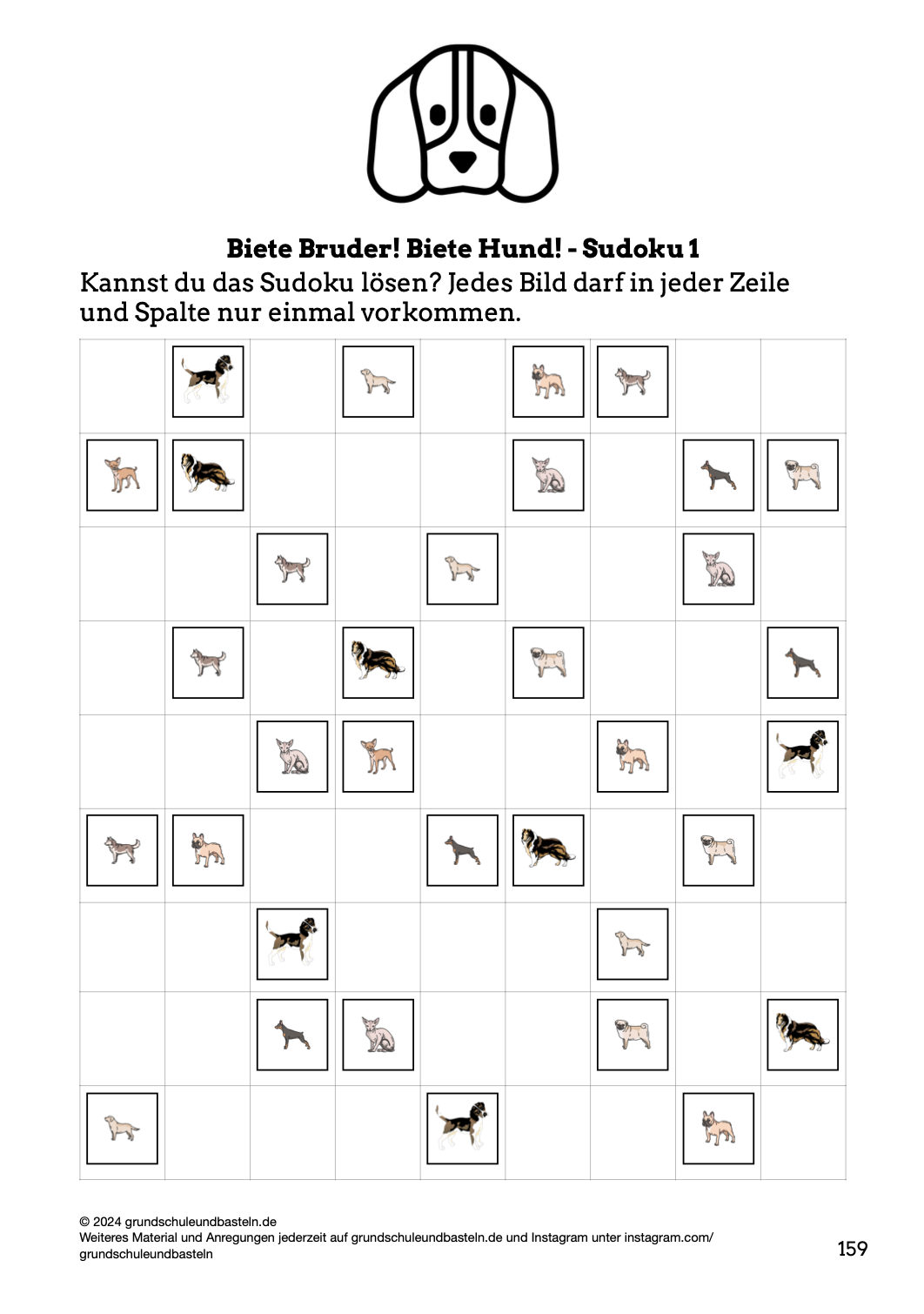 Begleitmaterial: Biete Bruder! Suche Hund!