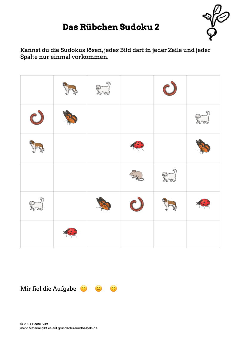 Begleitmaterial: Das Rübchen