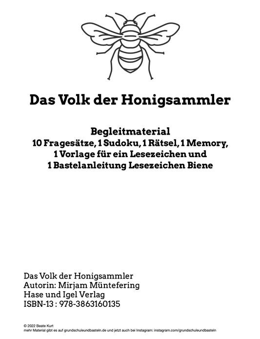 Begleitmaterial: Das Volk der Honigsammler