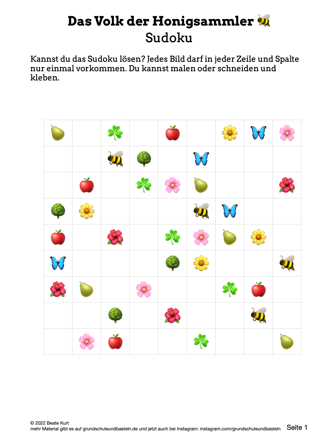 Begleitmaterial: Das Volk der Honigsammler