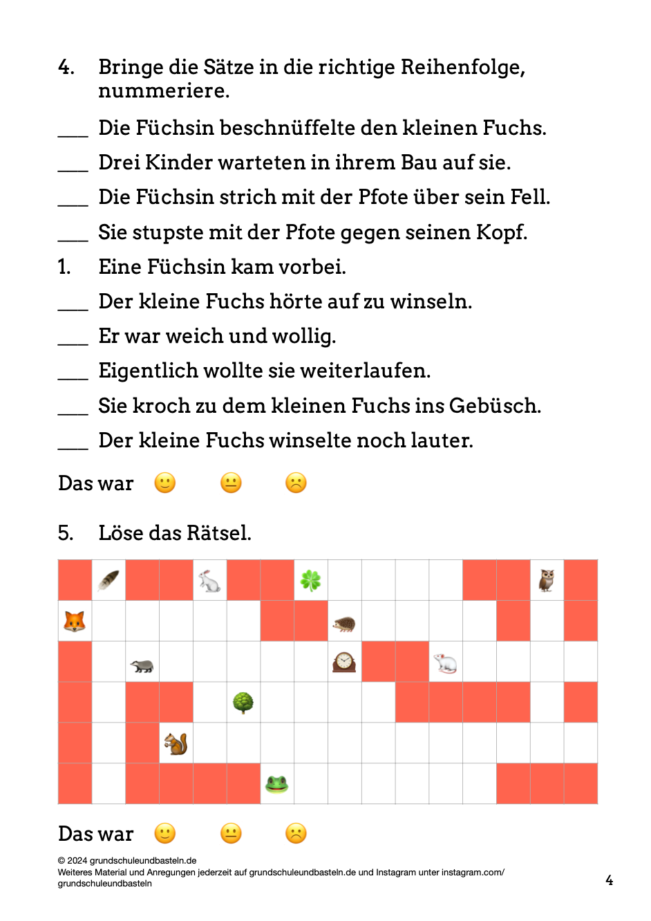 Begleitmaterial: Der Findefuchs