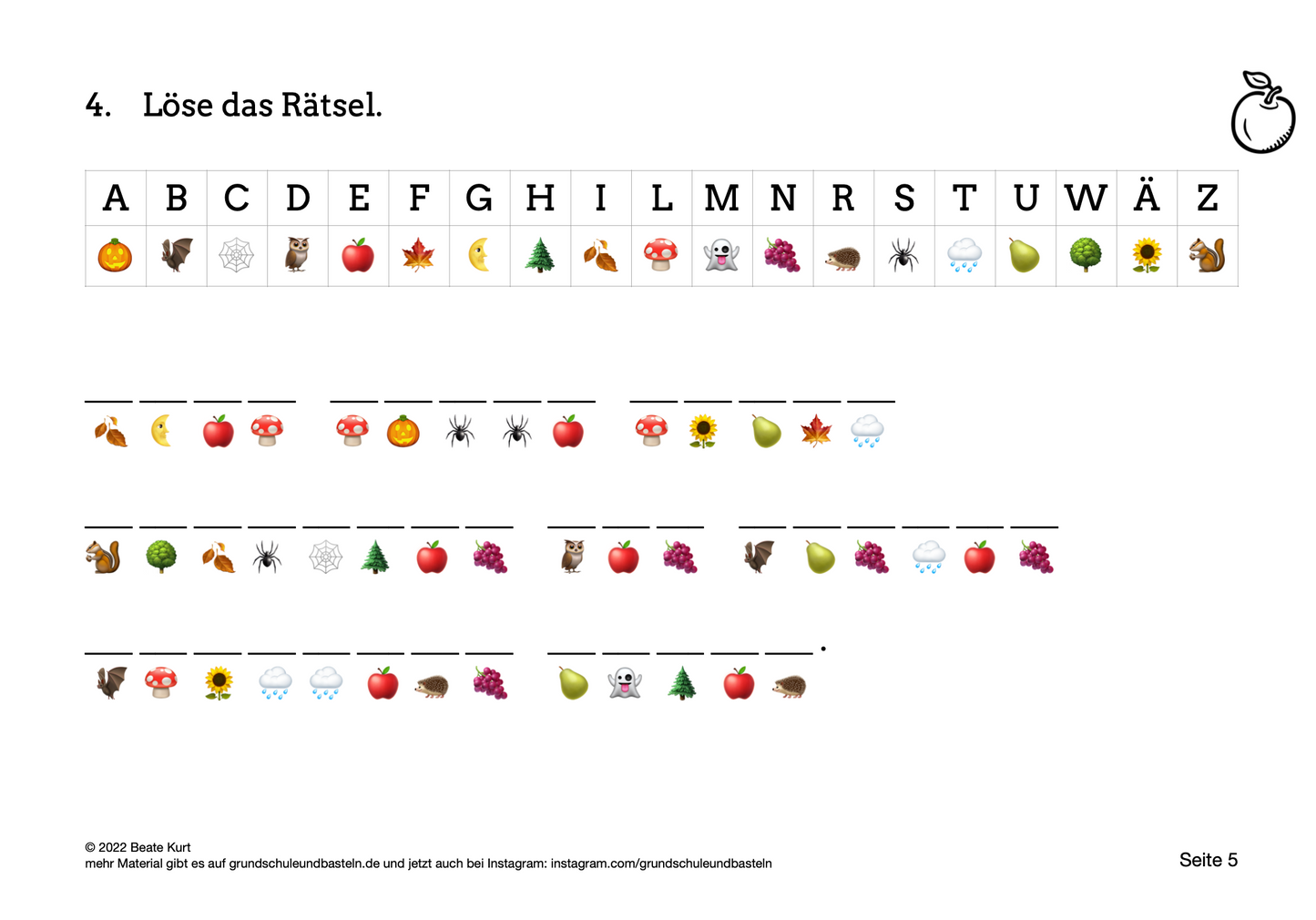 Lernheft: Herbst