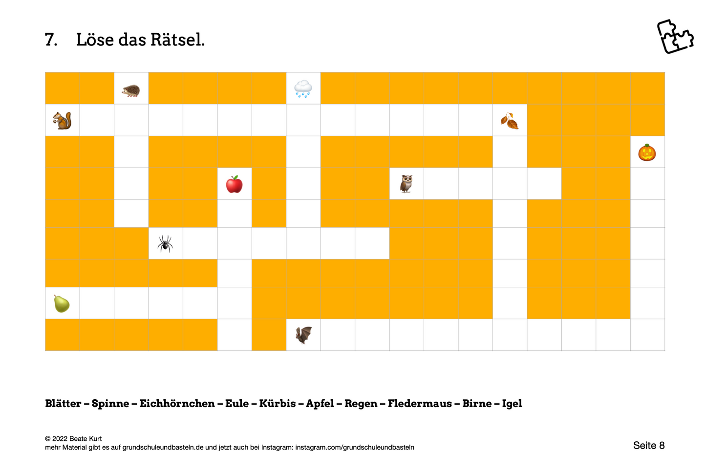 Lernheft: Herbst