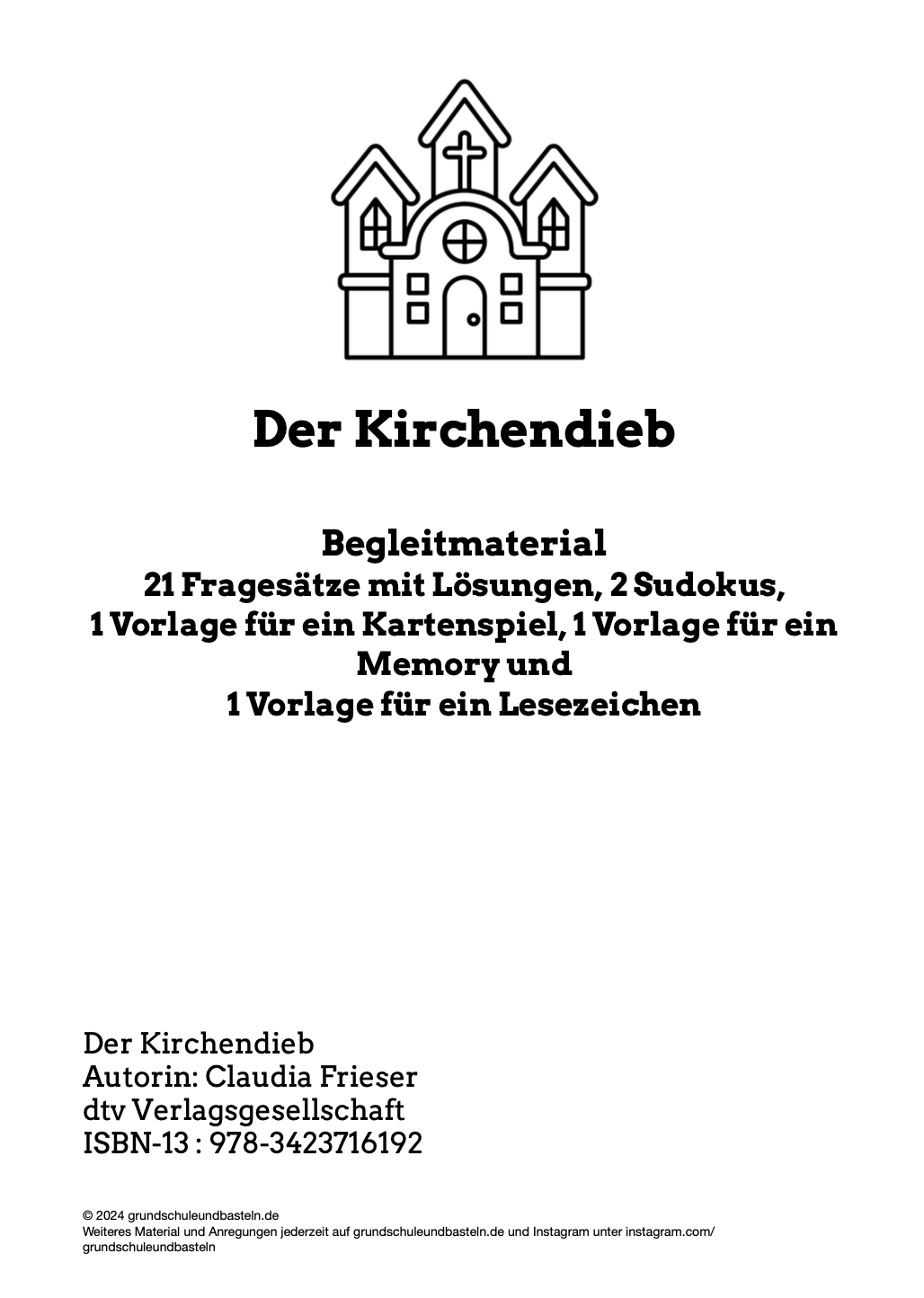 Begleitmaterial: Der Kirchendieb