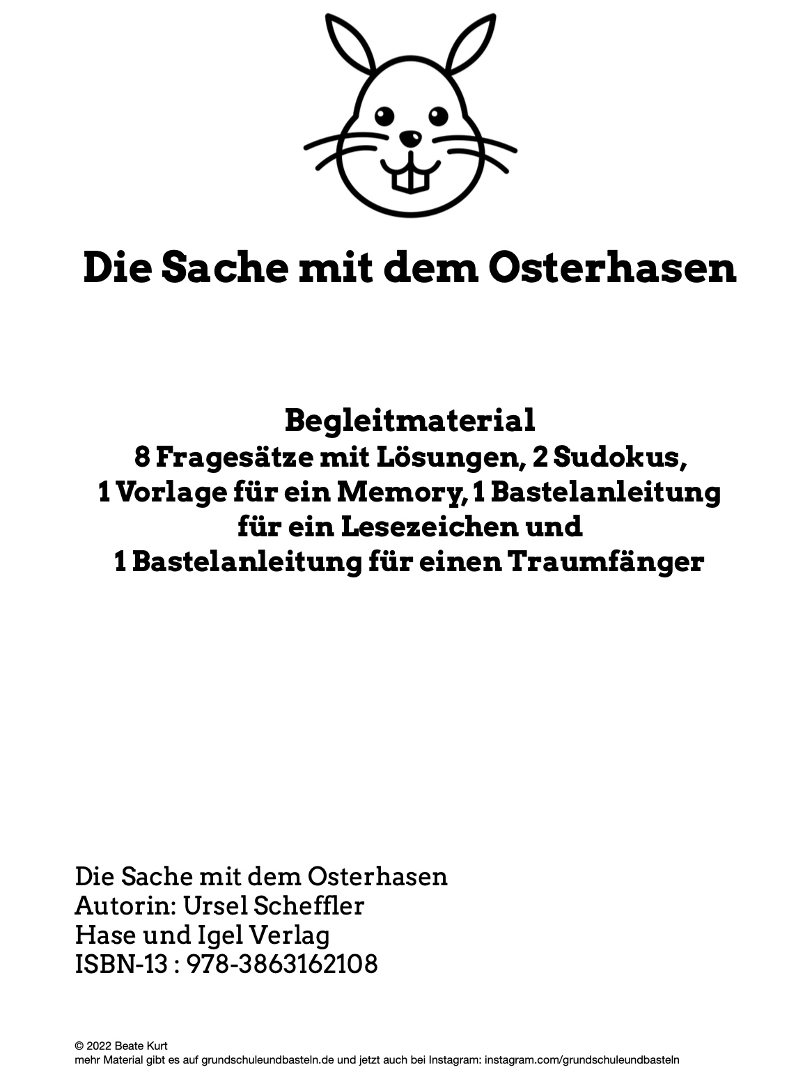 Begleitmaterial: Die Sache mit dem Osterhasen