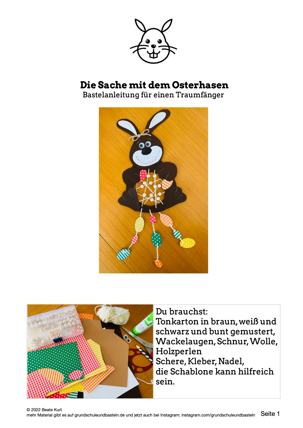 Begleitmaterial: Die Sache mit dem Osterhasen