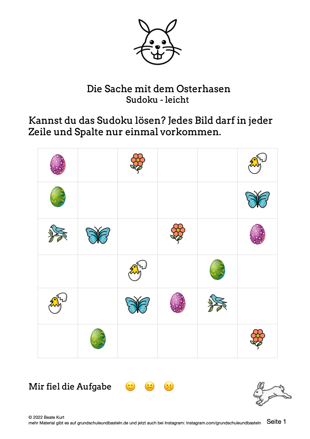 Begleitmaterial: Die Sache mit dem Osterhasen