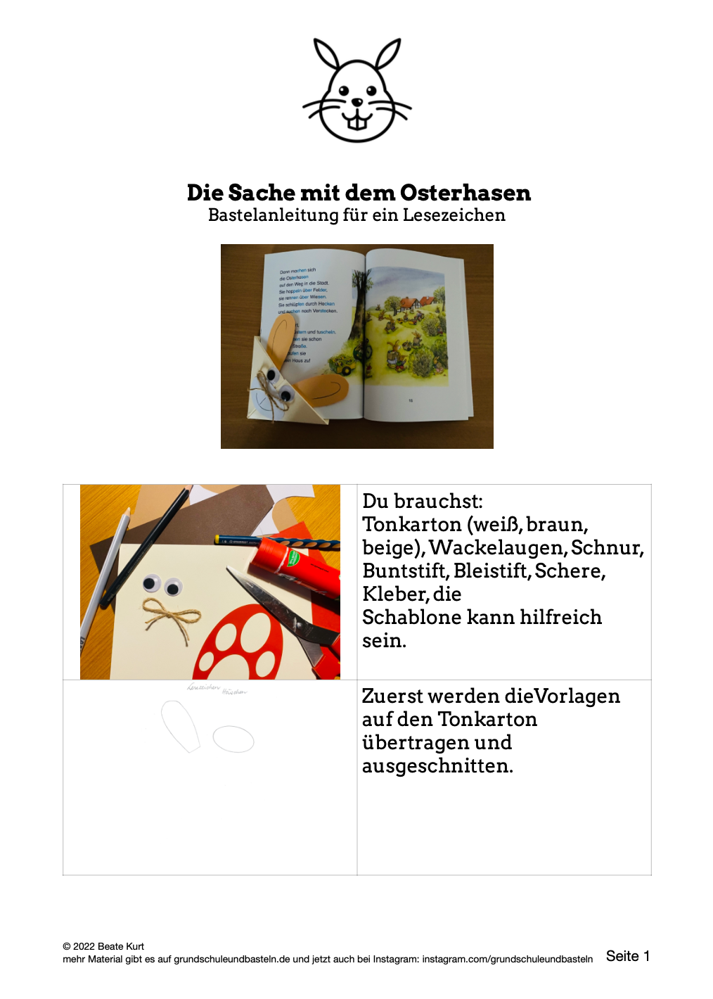 Begleitmaterial: Die Sache mit dem Osterhasen