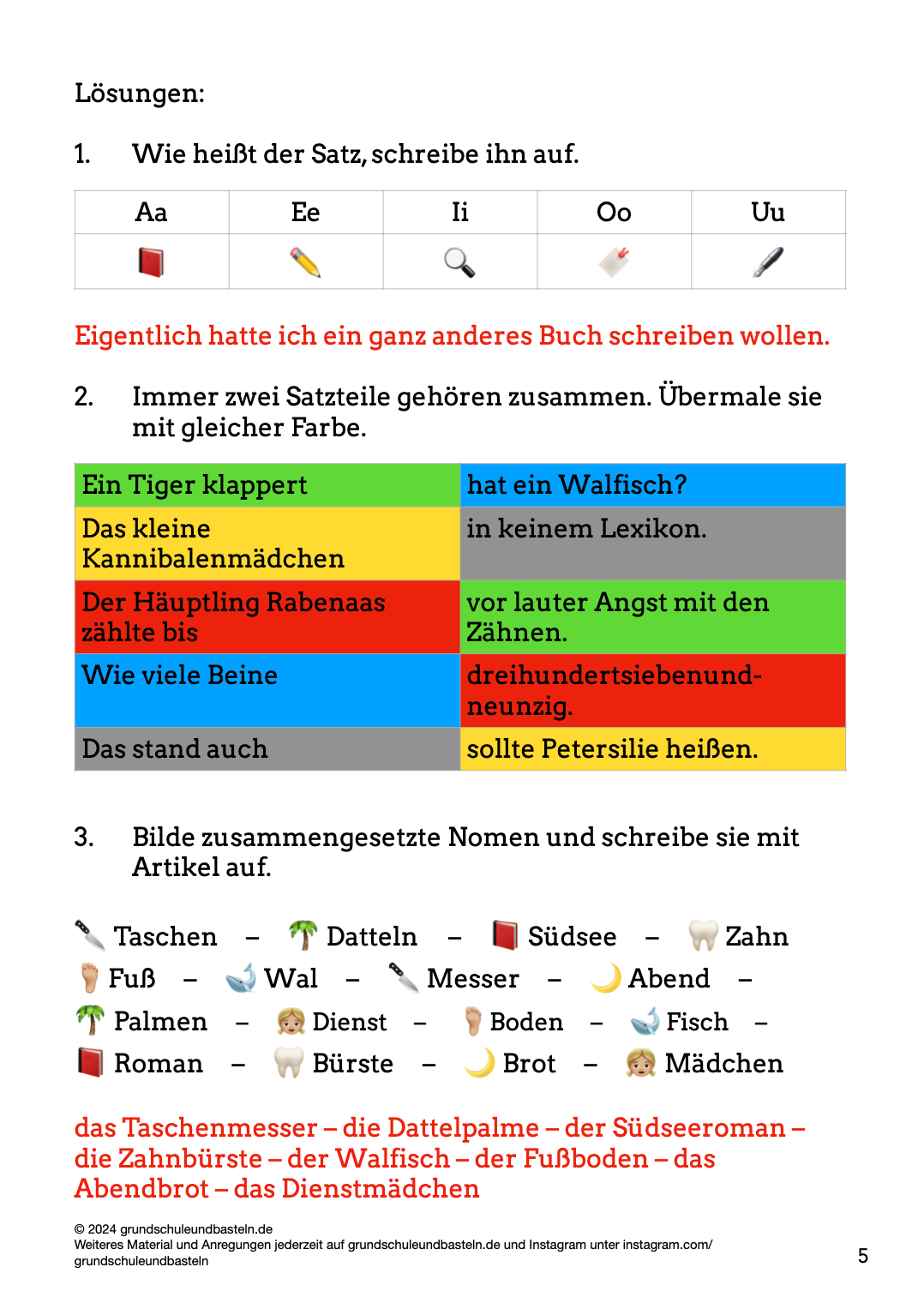 Begleitmaterial: Emil und die Detektive