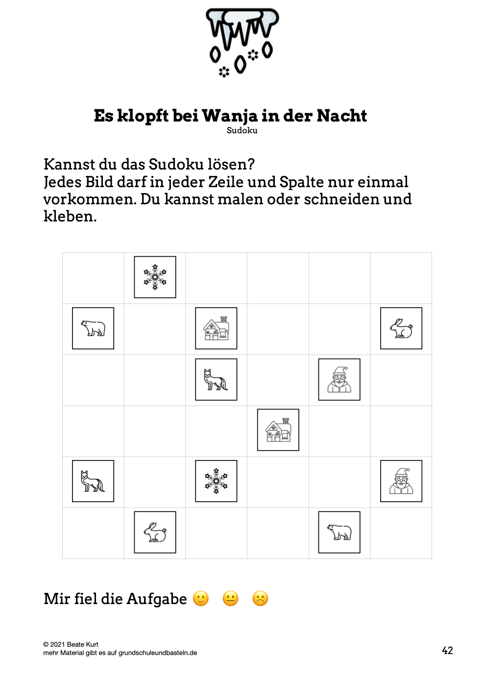 Begleitmaterial: Es klopft bei Wanja in der Nacht