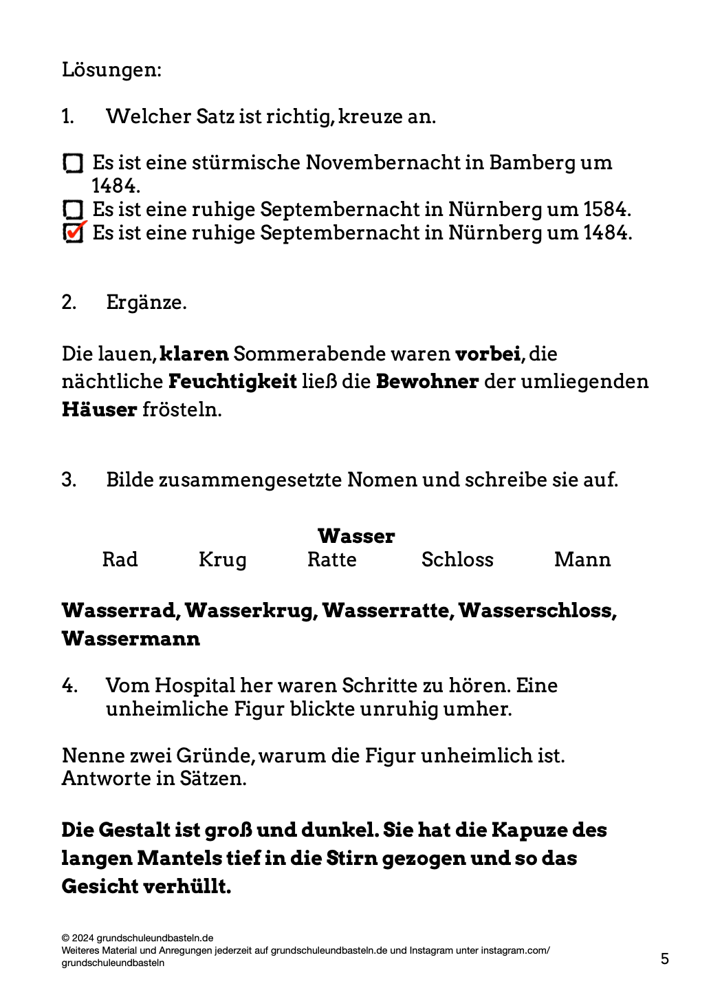 Begleitmaterial: Oskar und das Geheimnis der verschwundenen Kinder