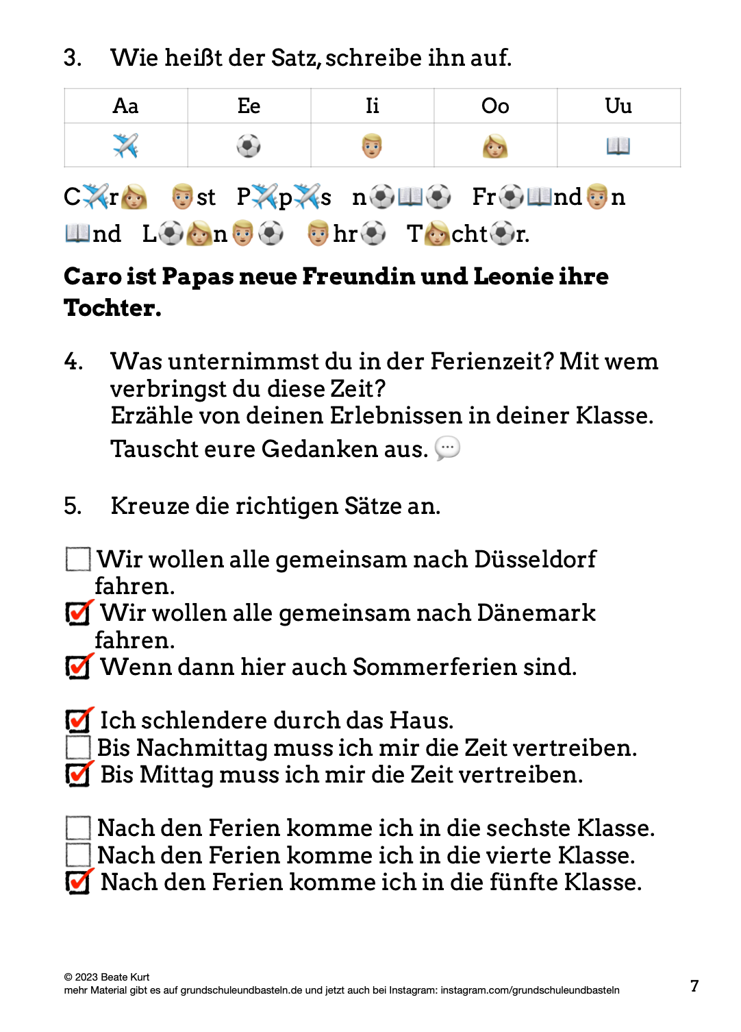 Begleitmaterial: In die Steinzeit und zurück