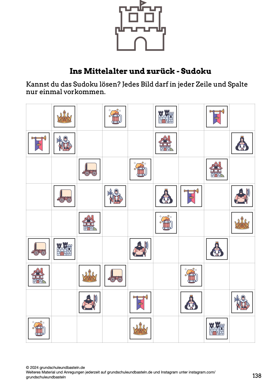 Begleitmaterial: Ins Mittelalter und zurück