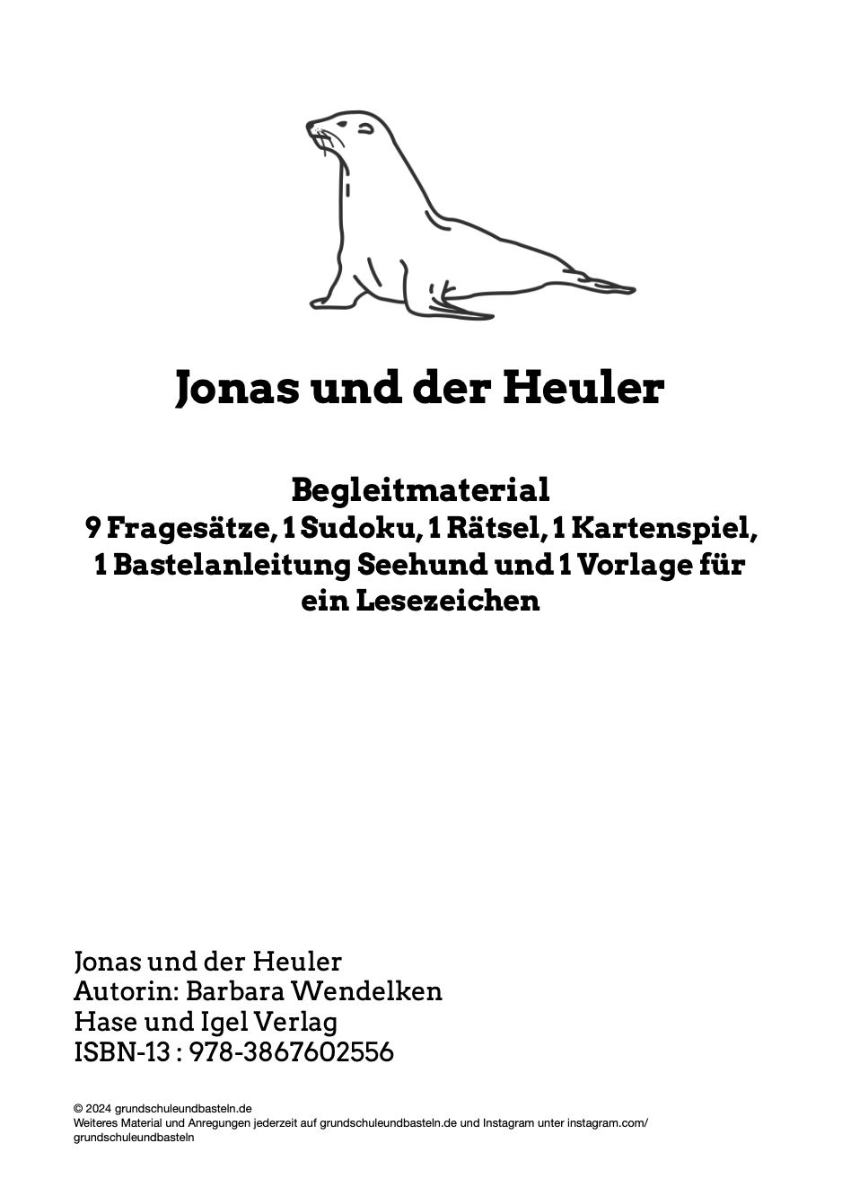 Begleitmaterial: Jonas und der Heuler