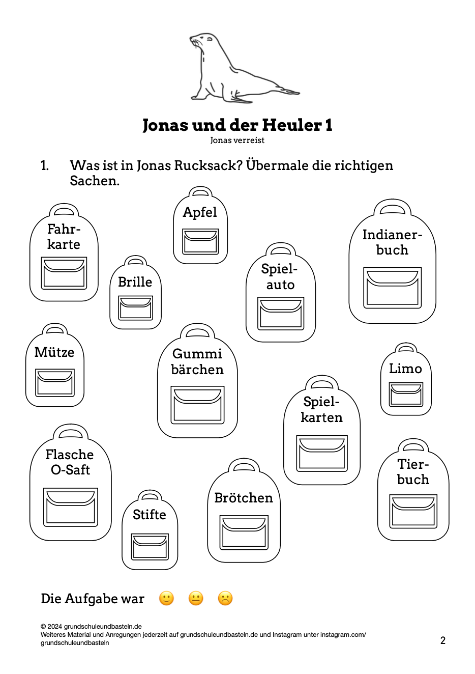 Begleitmaterial: Jonas und der Heuler