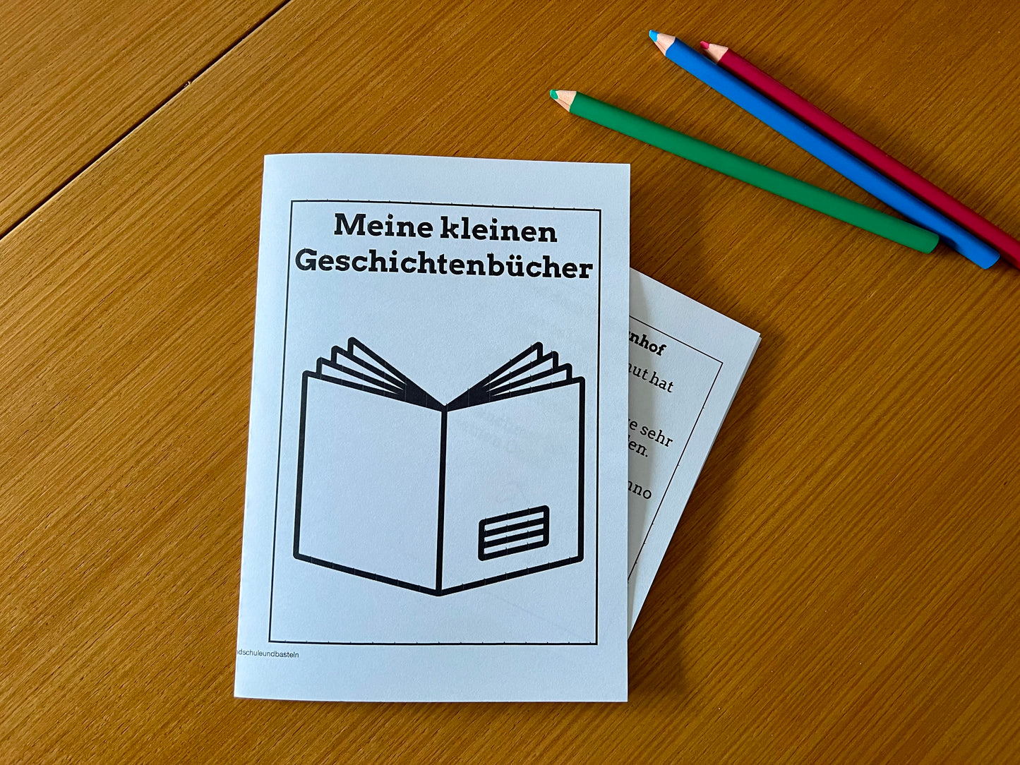 Lernheft: Geschichtenbücher