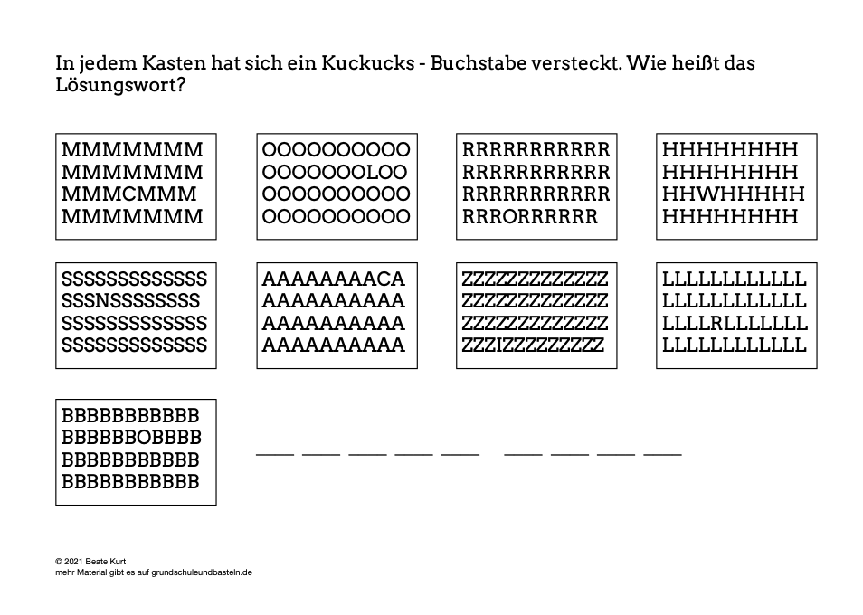 Lernheft: ABC