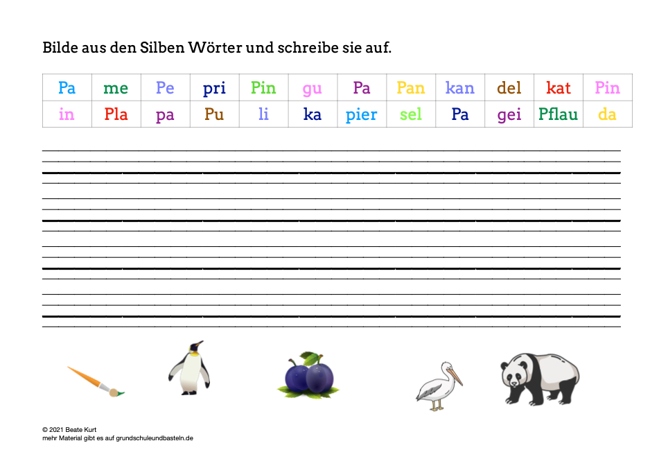 Lernheft: ABC