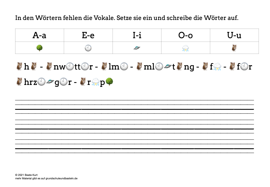 Lernheft: ABC