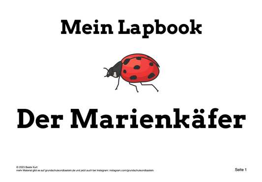 Lapbook: Marienkäfer