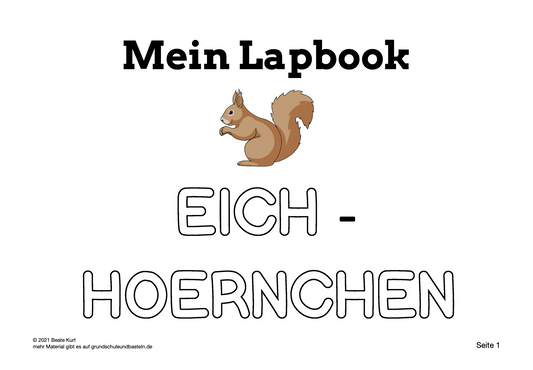 Lapbook: Eichhörnchen