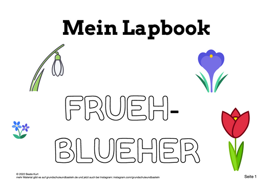 Lapbook: Frühblüher