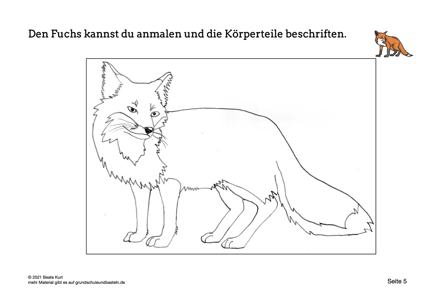 Lapbook: Fuchs