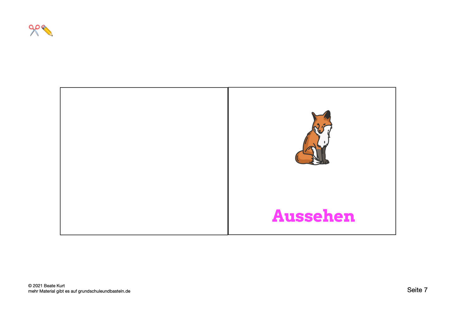 Lapbook: Fuchs