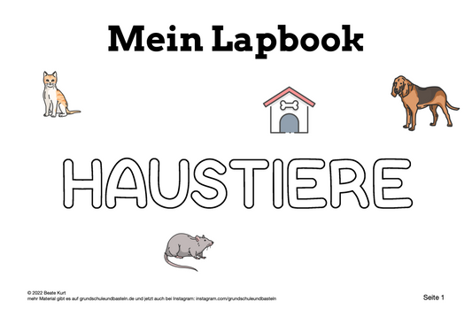 Lapbook: Haustiere