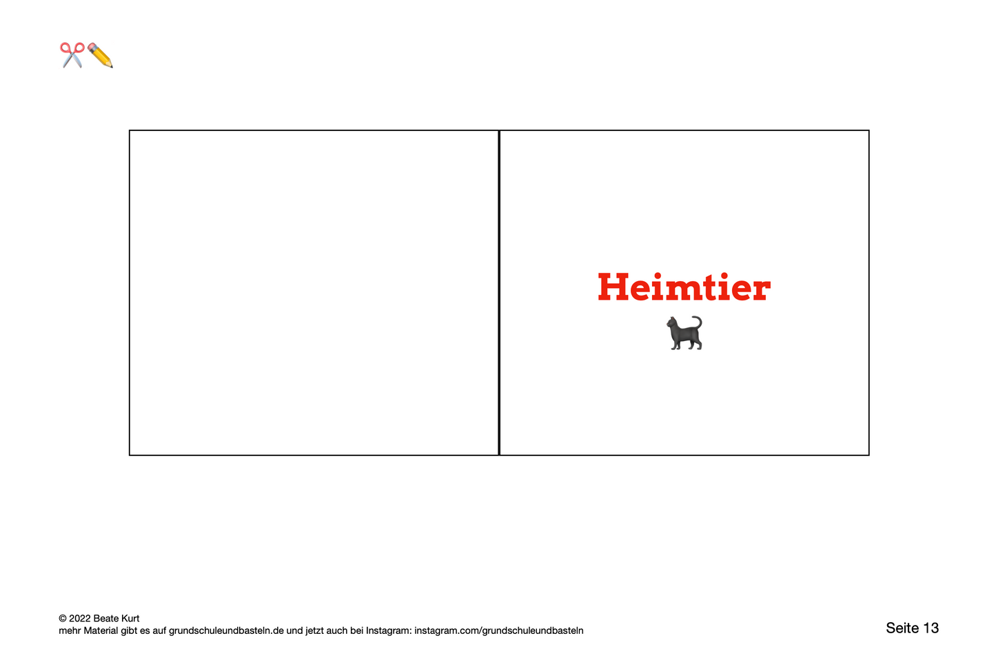 Lapbook: Haustiere