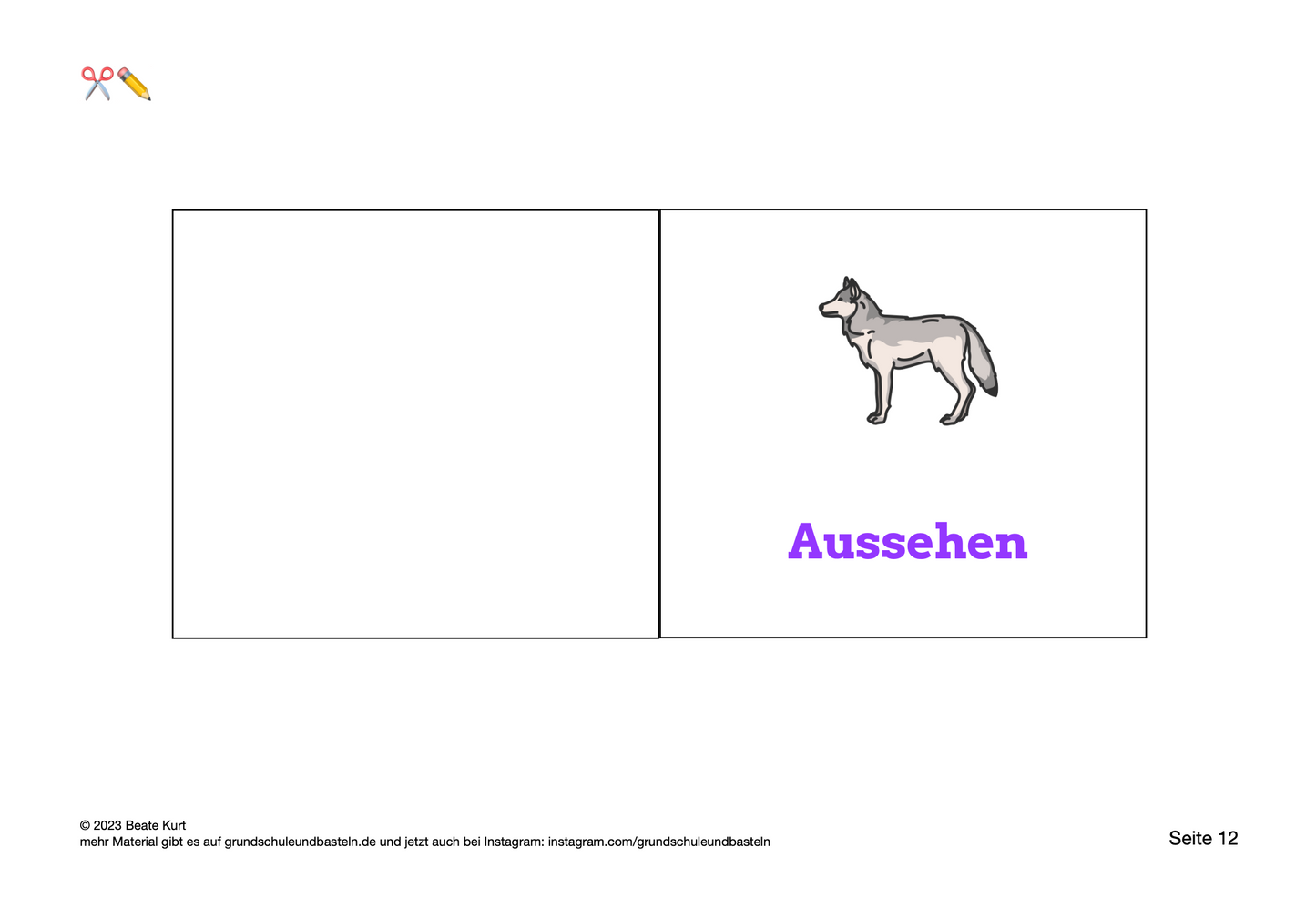 Lapbook: Wolf