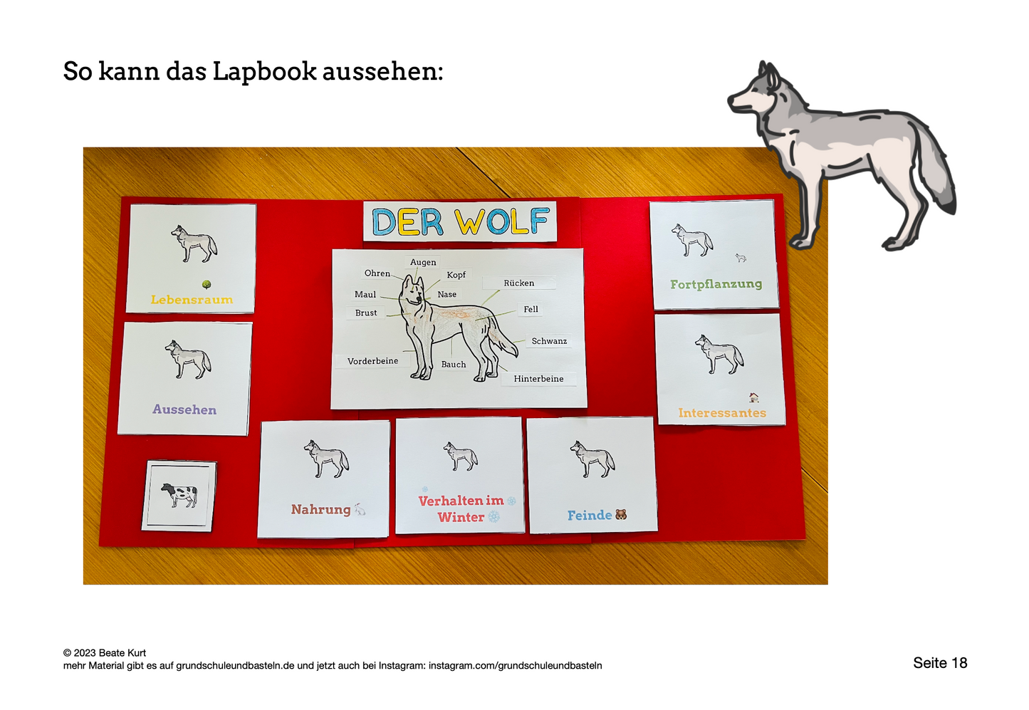 Lapbook: Wolf