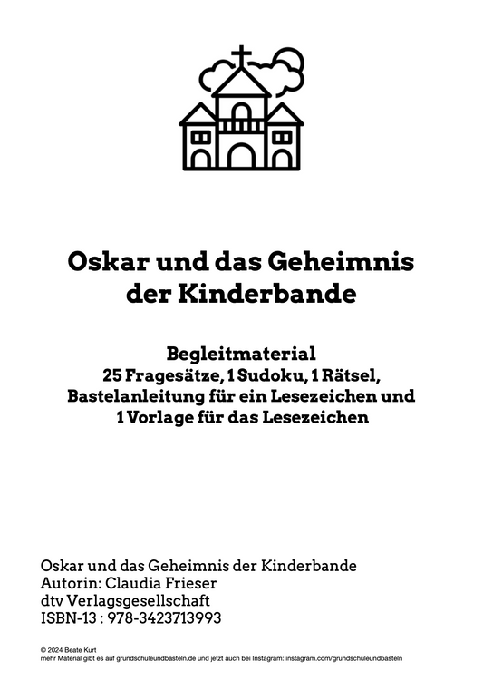 Begleitmaterial: Oskar und das Geheimnis der Kinderbande