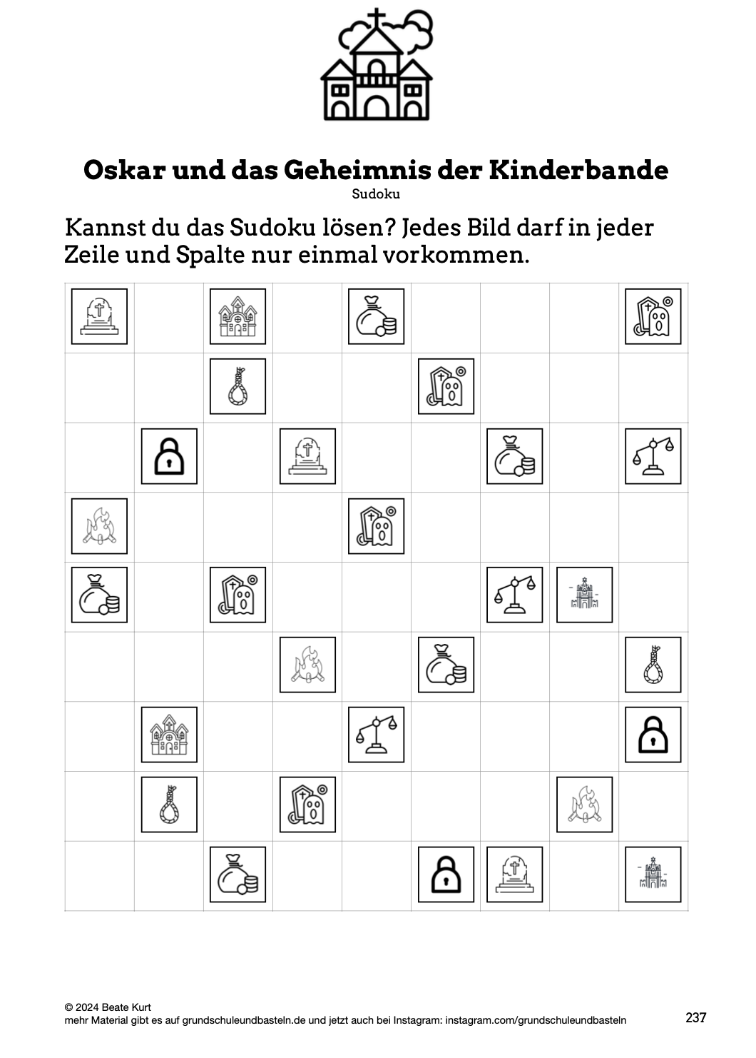 Begleitmaterial: Oskar und das Geheimnis der Kinderbande