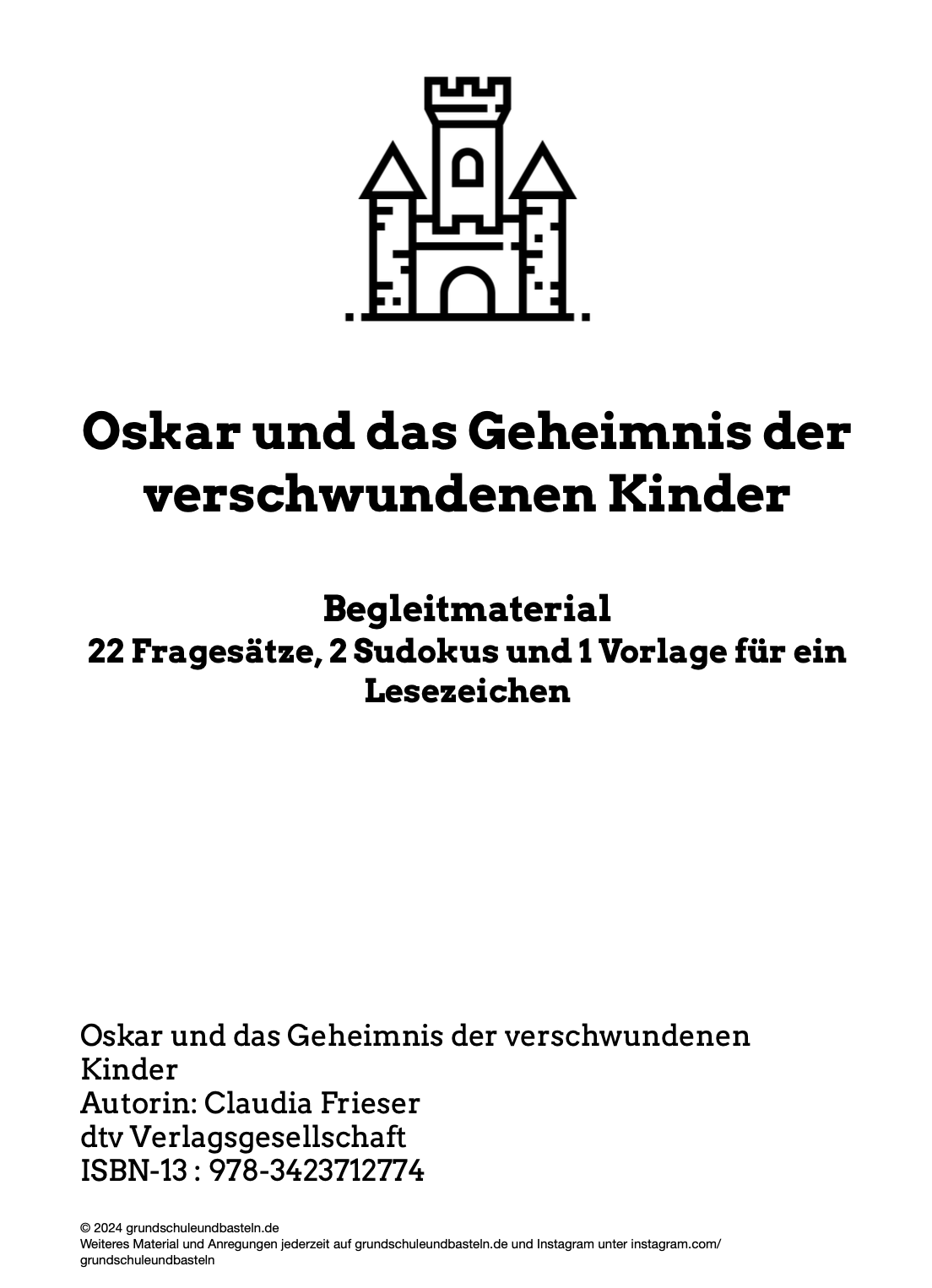 Begleitmaterial: Oskar und das Geheimnis der verschwundenen Kinder