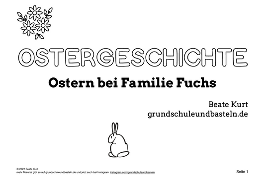 Ostergeschichte: Ostern bei Familie Fuchs