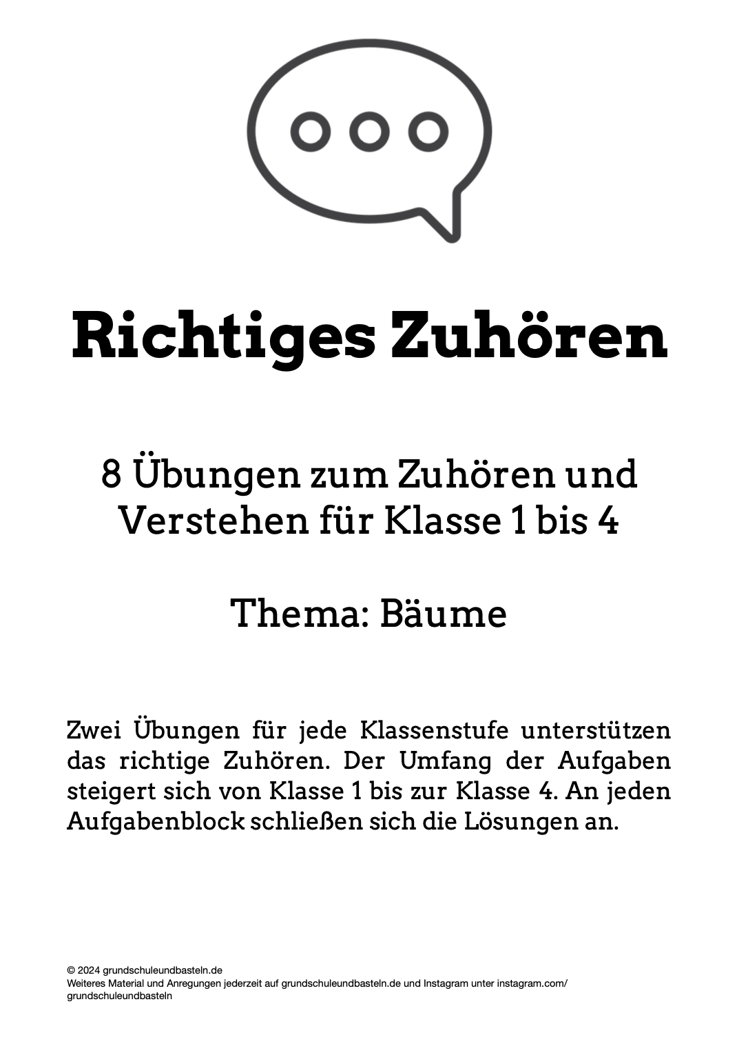 Hörverstehen: Bäume