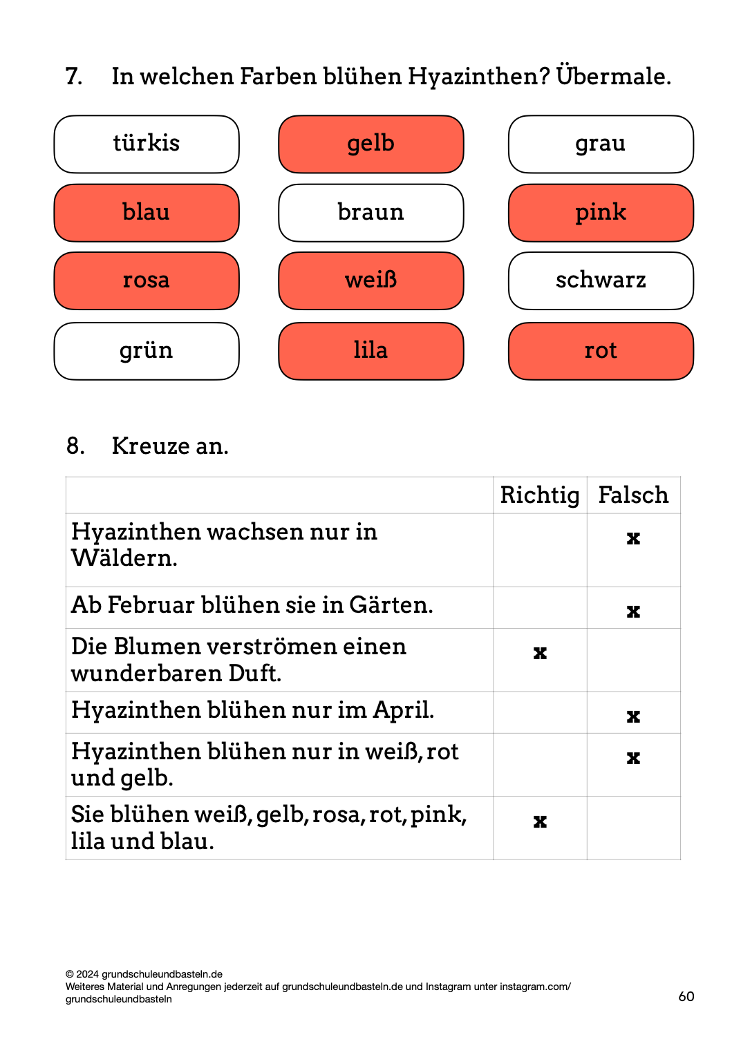 Hörverstehen: Frühblüher