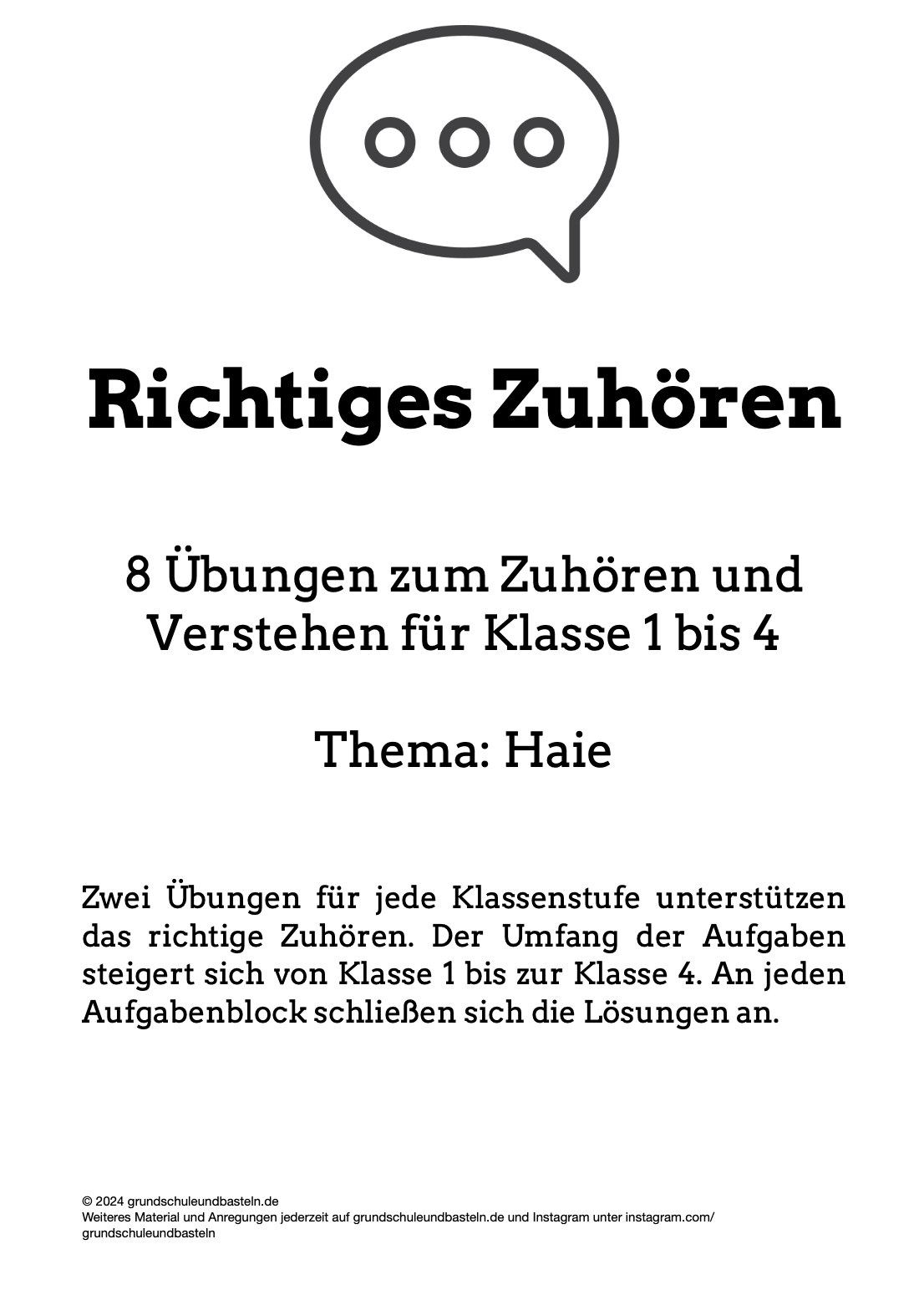 Hörverstehen: Haie