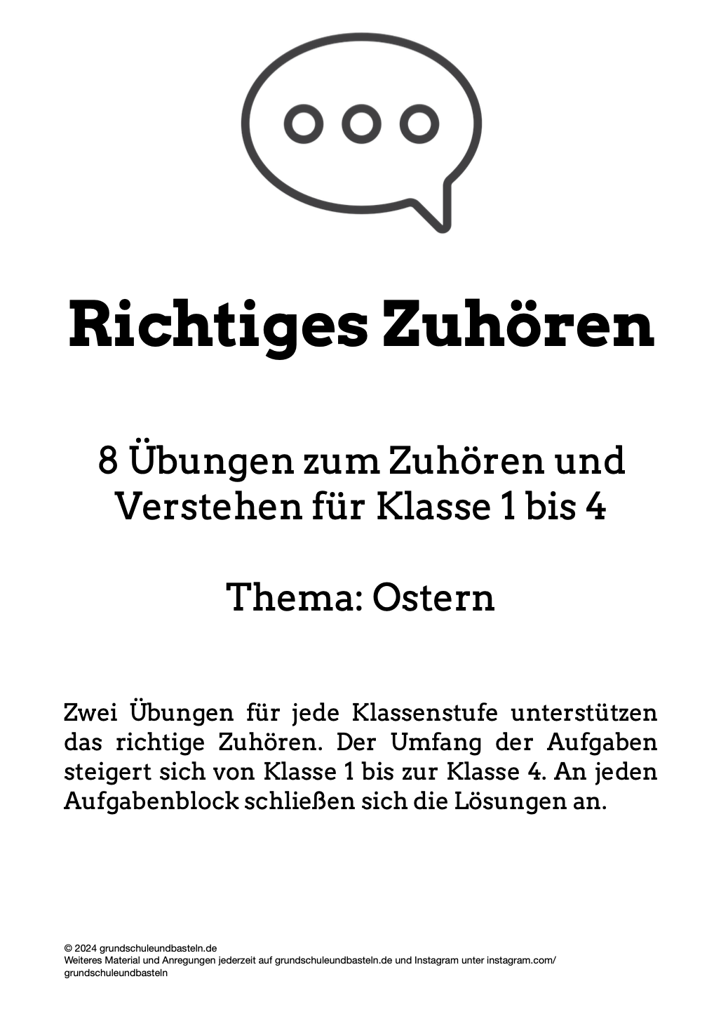 Hörverstehen: Ostern