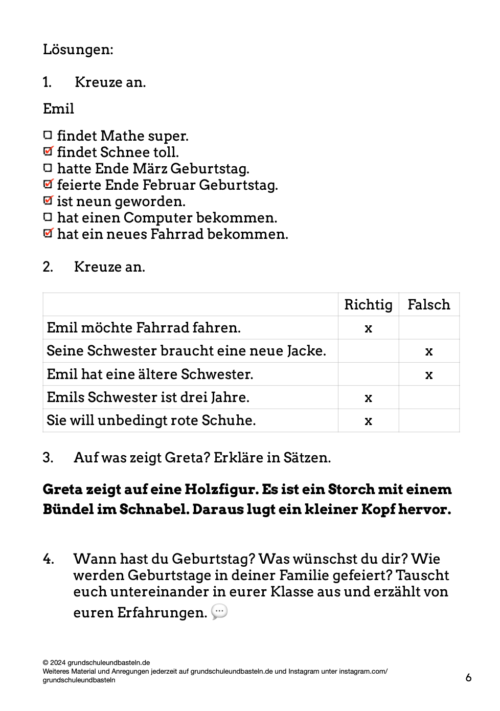 Begleitmaterial: Storchennest in Gefahr