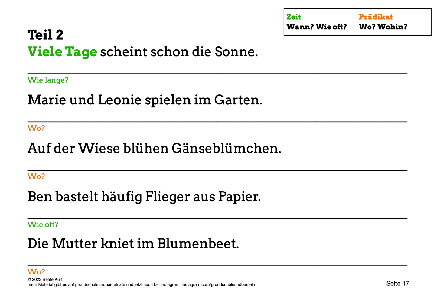 Wochentraining: Diktate schreiben in Klasse 4