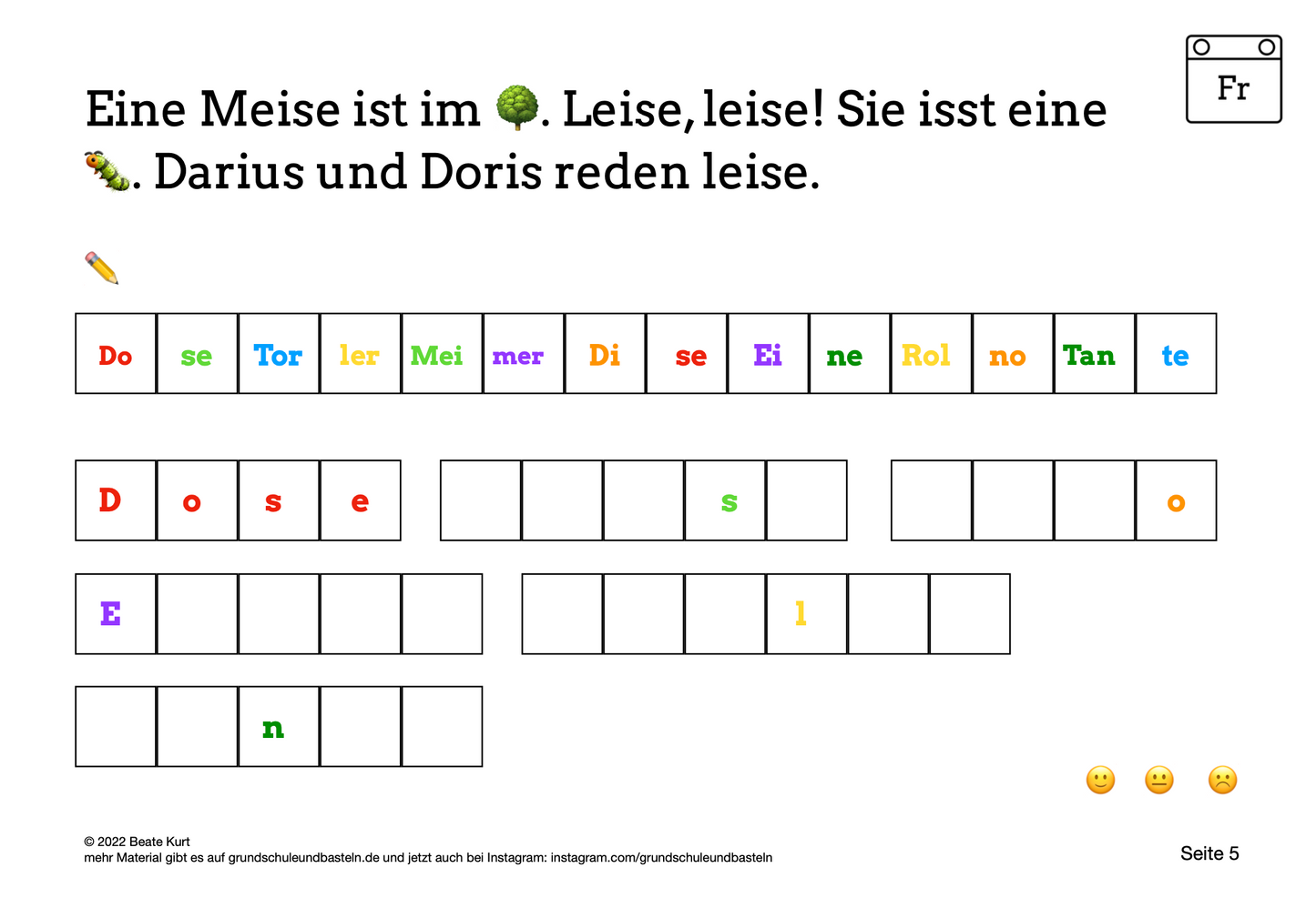 Wochentraining: Deutsch